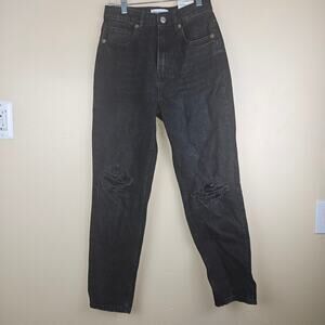 Zara Black Denim Jeans Size 4